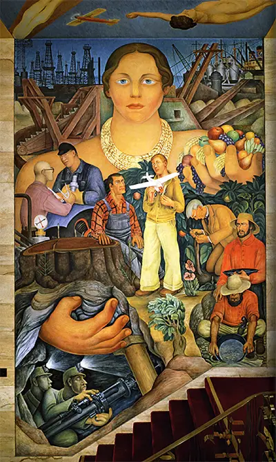 Allegory of California Diego Rivera